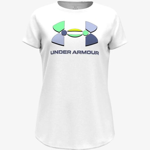 UNDER ARMOUR : Colourblock T-Shirt - White
