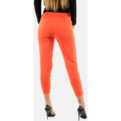 ICHI : Kate Cropped Trousers - Coral