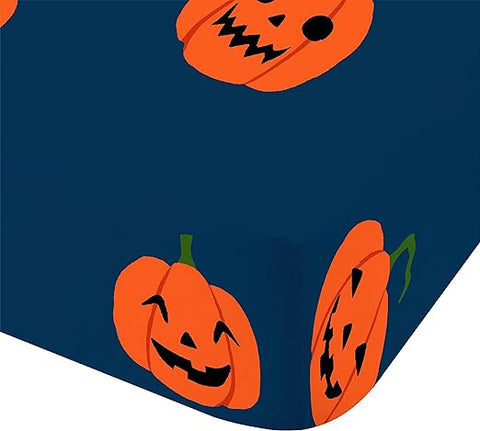 CATHERINE LANSFIELD : Halloween Pumpkins Fitted Sheet