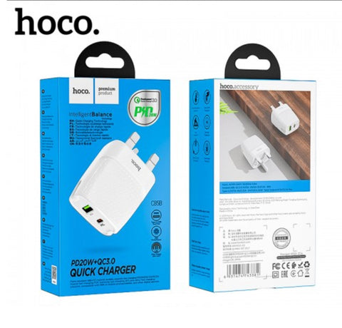 Hoco 20W Quick Charger Plug C85B