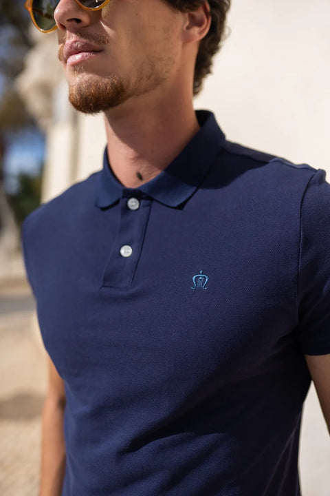 Hills Clothing : Navy Polo Shirt