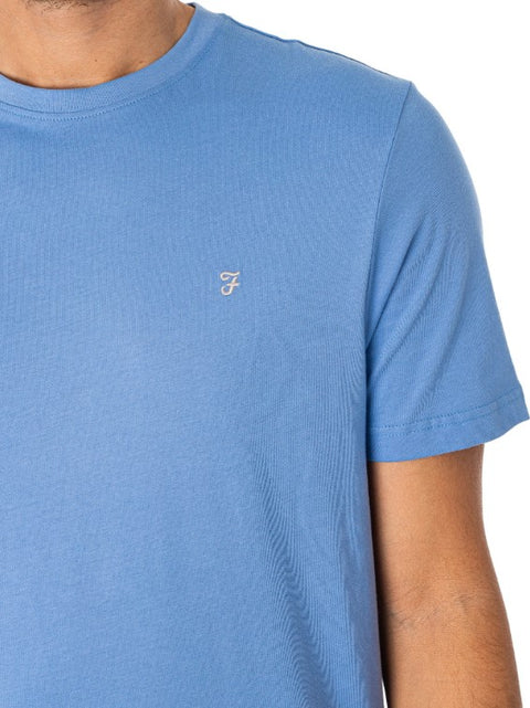 FARAH : Eddie T-Shirt - Reef Blue