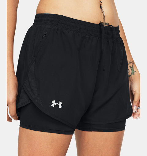 UNDER ARMOUR : Fly-By 2-in-1 Shorts