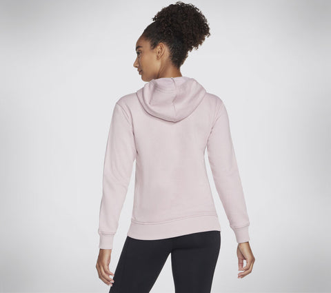 SKECHERS : Signature Pullover Hoodie - Pink