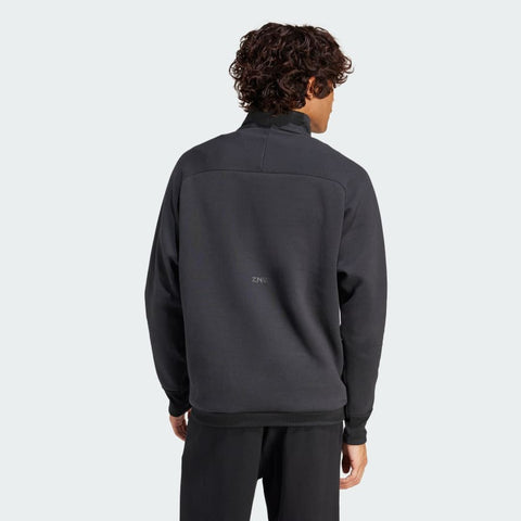 ADIDAS : Z.N.E. Half-Zip Sweatshirt - Black