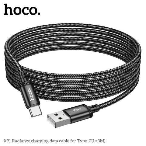 Hoco Radiance X91 charging cable for Type-C 3M