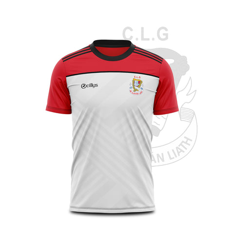 CLG An Clochan Liath - Dungloe GAA Kids Jersey - White/Red