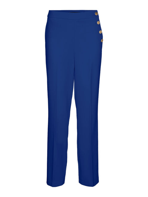 VERO MODA : Gabriella High Waist Pants - Blue