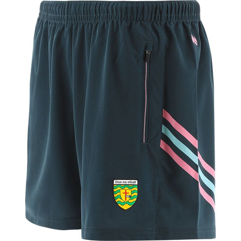 O'NEILLS : Women's Donegal GAA Weston Poly Shorts - Navy