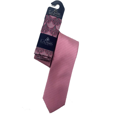 L.A. SMITH :  Pink Deco Polly & Handkerchief Set