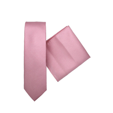 L.A. SMITH :  Plain Pink Deco Polly & Handkerchief Set