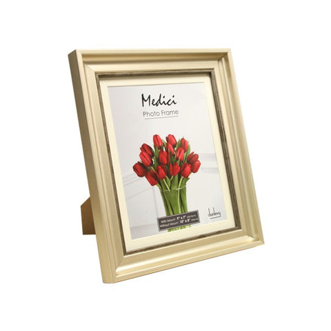 MEDICI : Champagne 9X7 Photo Frame with Mount