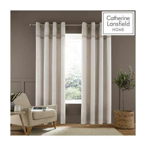 CATHERINE LANSFIELD : Melville Woven Textured Curtain