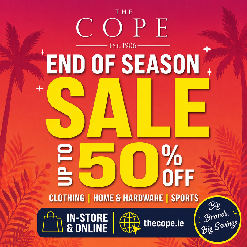 End of Season Sale Now On at The Cope