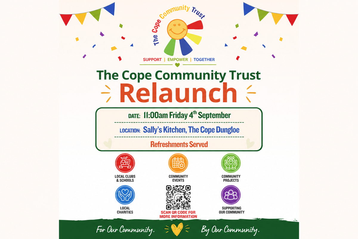 The Cope Community Trust Relaunch – Friday 4th September