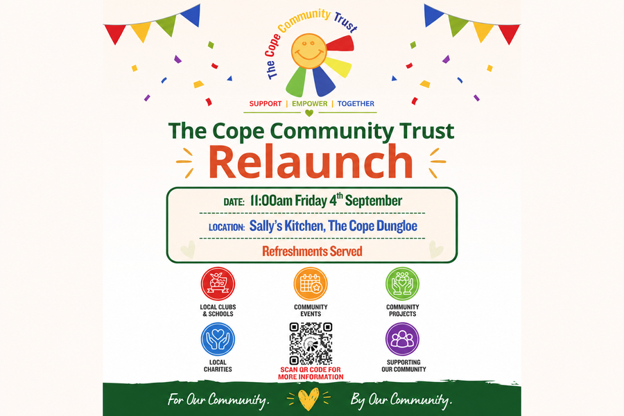 The Cope Community Trust Relaunch – Friday 4th September