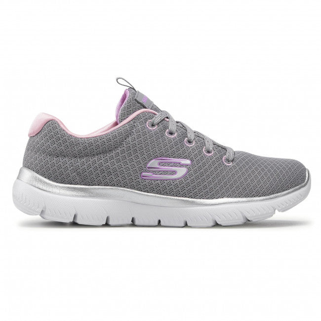 SKECHERS Gir's Summits Simply Special Trainers - Grey | 302070L
