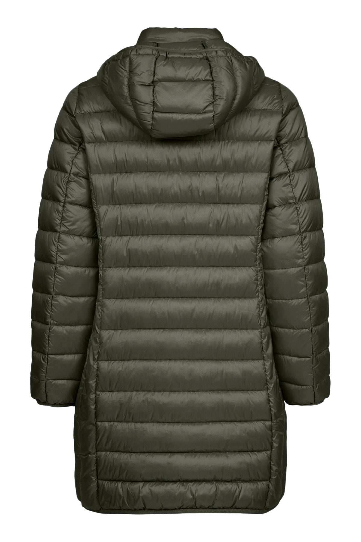 FRANDSEN Quilted Windproof Hooded Down Coat - Olive