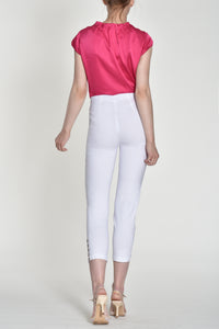 ROBELL Lena 09 Ankle Trousers - White