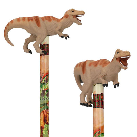 DINO WORLD : Pencil with Dinosaur Topper