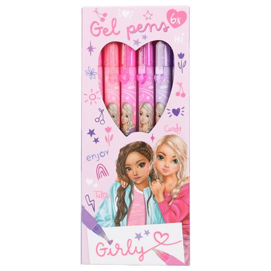 TOP MODEL Girly Gel Pen Set 6Pcs