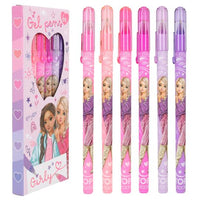 TOP MODEL Girly Gel Pen Set 6Pcs