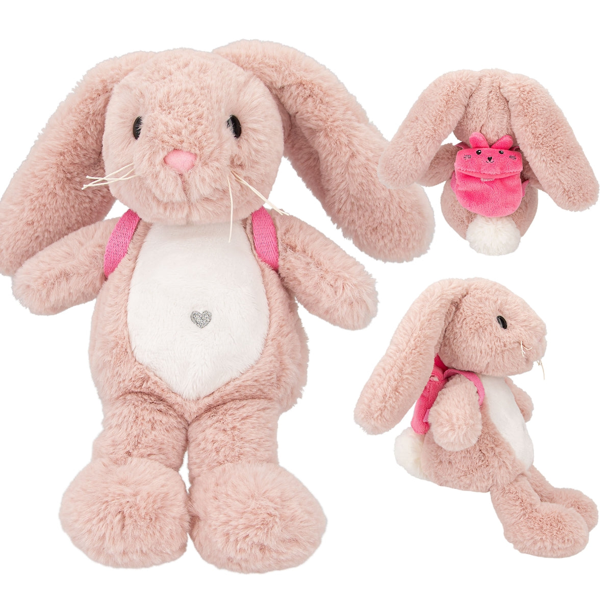 DEPESCHE Princess Mimi Plush Bunny Nelly With Backpack 19cm