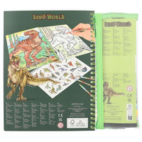 DEPESCHE Dino World Colouring Book with Colouring Pencils