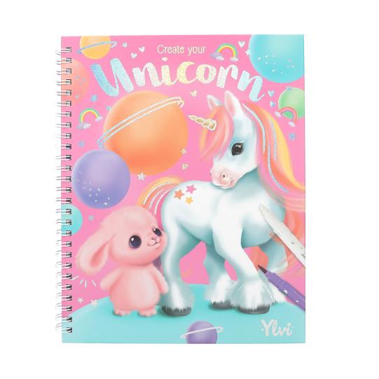DEPESCHE Ylvi Colouring Book With Pen Set