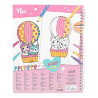 DEPESCHE Ylvi Colouring Book With Pen Set