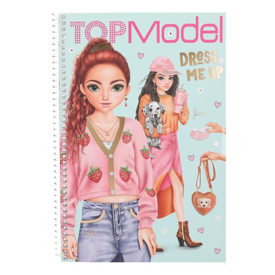 TOP MODEL Dress Me Up Big Sticker Book
