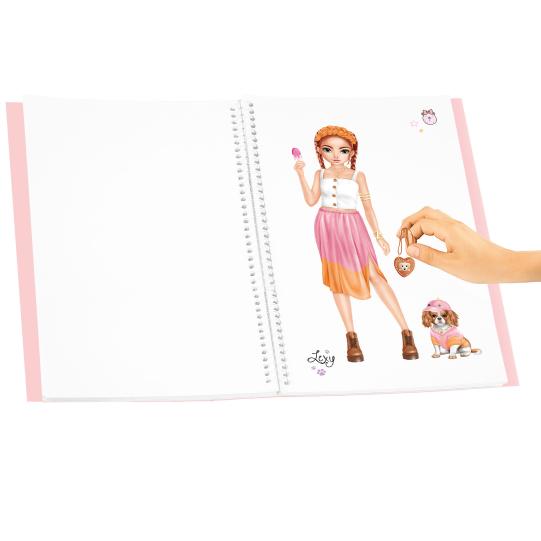 TOP MODEL Dress Me Up Big Sticker Book