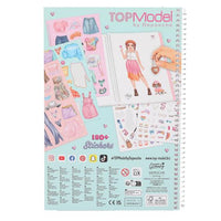 TOP MODEL Dress Me Up Big Sticker Book