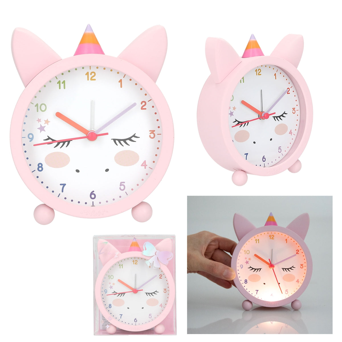 DEPESCHE Ylvi Alarm Clock - Pink 13.5cm