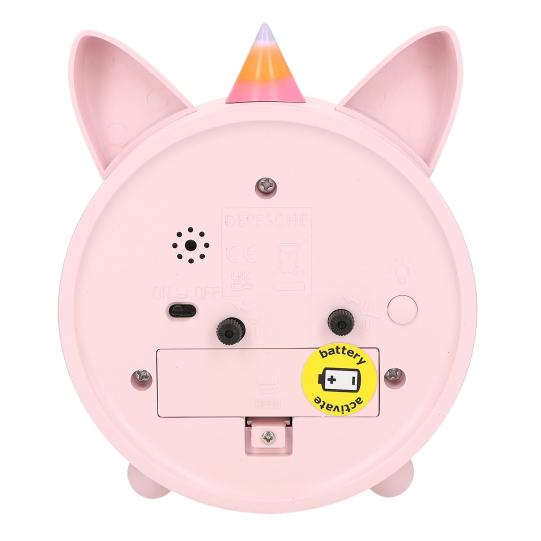 DEPESCHE Ylvi Alarm Clock - Pink 13.5cm