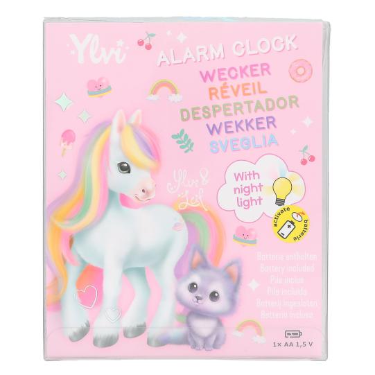 DEPESCHE Ylvi Alarm Clock - Pink 13.5cm