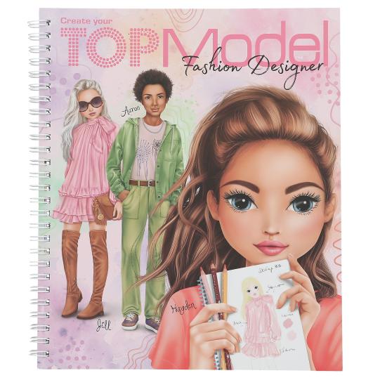 TOP MODEL Fashion Designer Colouring Book
