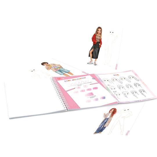 TOP MODEL Fashion Designer Colouring Book