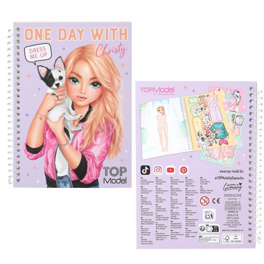 TOP MODEL Dress Me Up For One Day Sticker Book 32 Pages - 1Pc