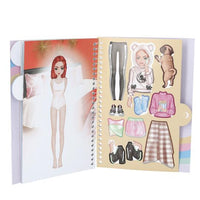TOP MODEL Dress Me Up For One Day Sticker Book 32 Pages - 1Pc