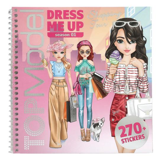 TOP MODEL Dress Me Up Stickerbook - Shopping Tour