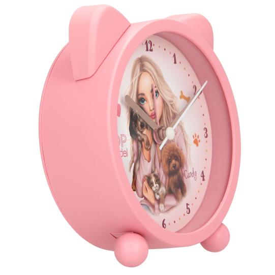 TOP MODEL Pink Alarm Clock - Fur Ever Friends 11.5cm