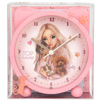 TOP MODEL Pink Alarm Clock - Fur Ever Friends 11.5cm