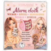 TOP MODEL Pink Alarm Clock - Fur Ever Friends 11.5cm