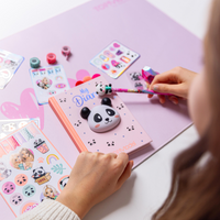 TOP MODEL Create Your Diary Panda Stationary Set