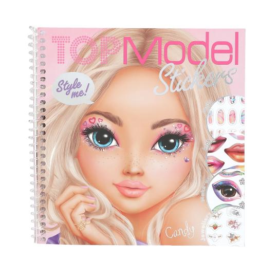 TOP MODEL Dress Me Up Sticker Book - Face