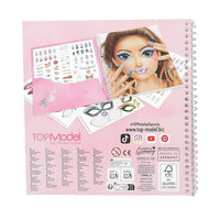 TOP MODEL Dress Me Up Sticker Book - Face