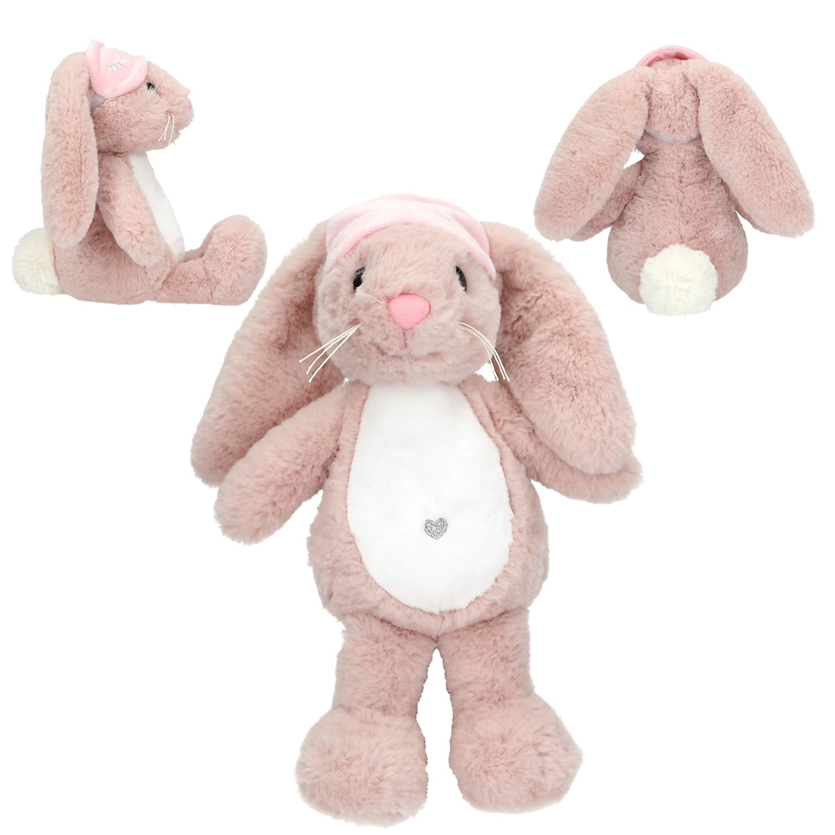 DEPESCHE Princess Mimi Plush Bunny Nelly With Sleeping Mask 29cm