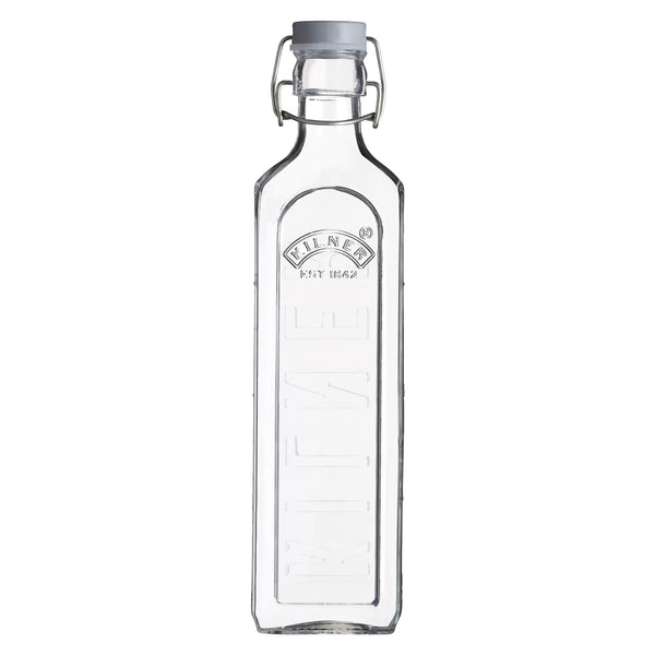 KILNER Glass Clip Top Bottle 1 Litre
