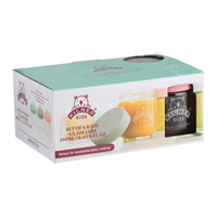 KILNER Set Of 6 Kids Food Glass Jars 190ml